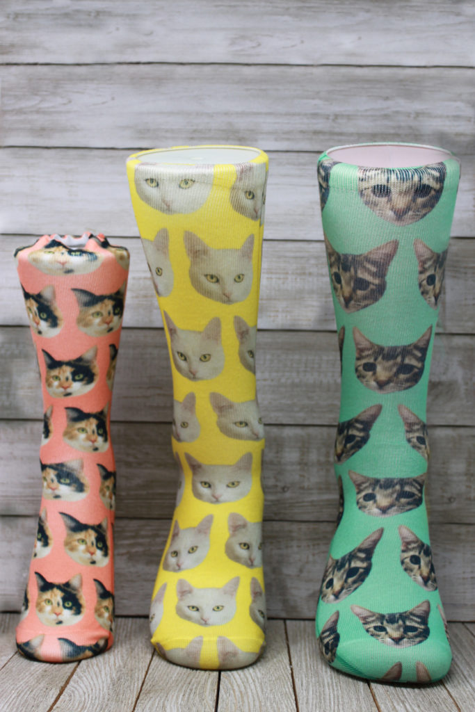 gifts for cat owners - best gift listings - custom cat socks- gifts for cat lovers