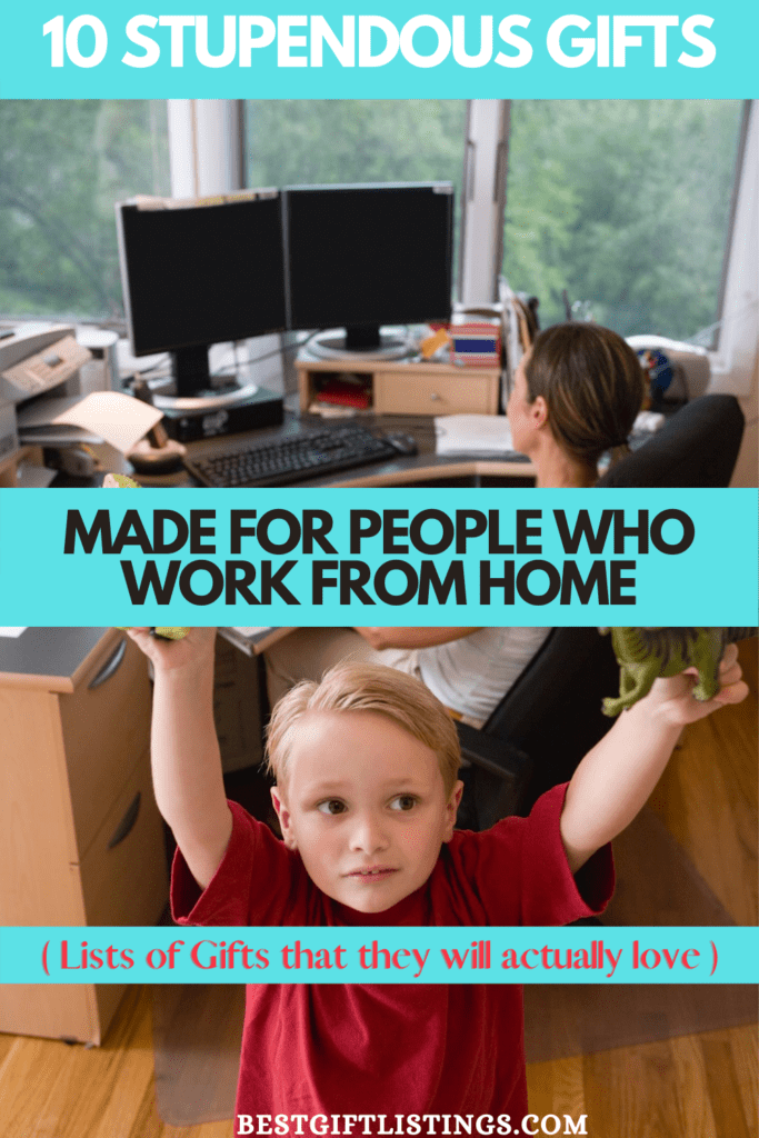 If you've got Family or a Friend who works from home, then check out this list of Top 10 Work From Home Gifts for People who Work from their cozy Homes. #giftforpeoplewhoworkfromhome