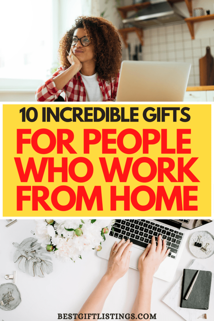 If you've got Family or a Friend who works from home, then check out this list of Top 10 Work From Home Gifts for People who Work from their cozy Homes. #giftforpeoplewhoworkfromhome