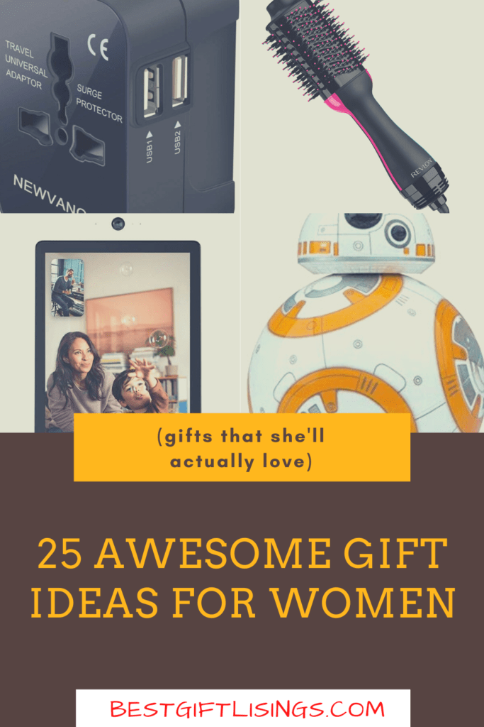 Tech Gifts for Women - 25 Best Tech Gifts for Her - Top 10 Gifts for Women: If You've got a guy who might fancy some tech gifts, then you've got to check out this list of Top 25 Awesome Tech Gifts for Her! | Best Gift Listings | #giftideas #gifts #awesomegifts #bestgiftlistings #giftguides #bgl