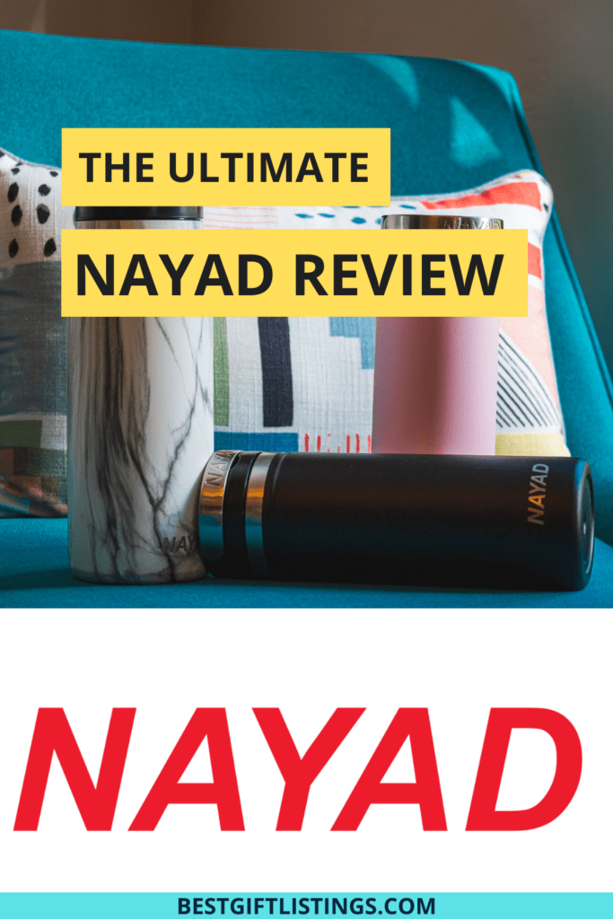 The Ultimate Nayad Review - Wondering if You Should Buy the Nayad Tumbler and Thermos as a Gift? Then Check Out this Nayad Review that We Did! #nayadreview #bestgiftlistings #bgl #giftguide #nayadtumbler #nayadthermos #giftideas #gifts
