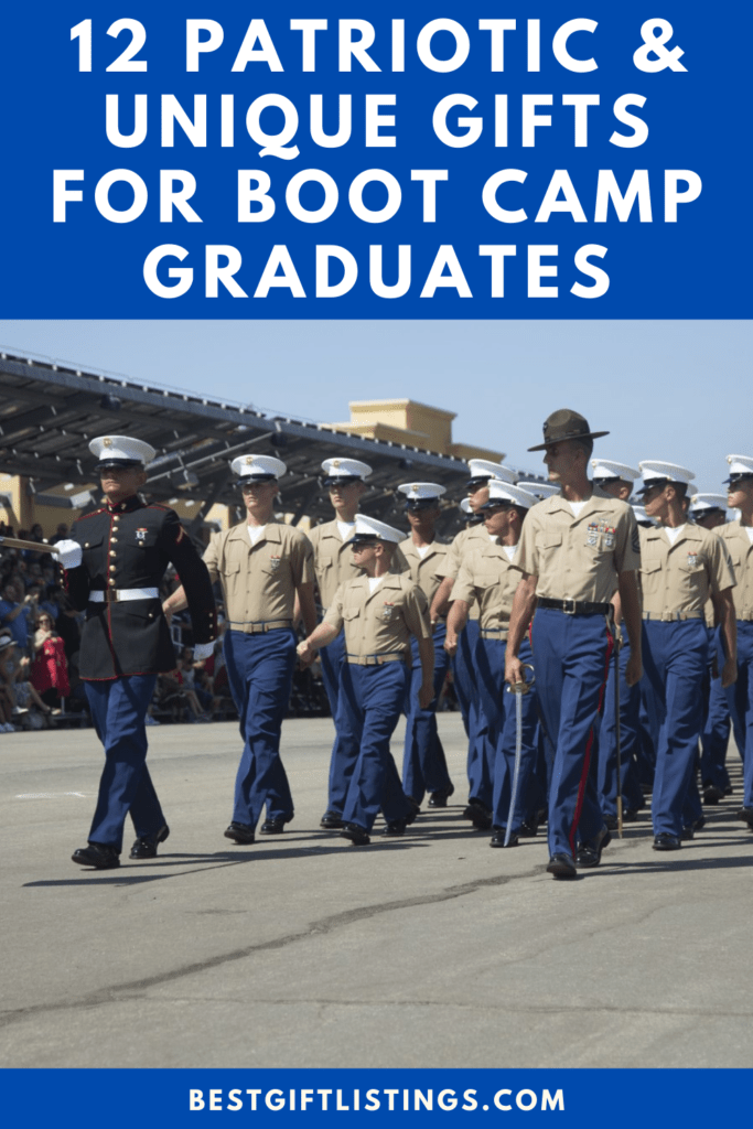 Know someone who's graduating or just graduated boot camp? Here are 12 Excellent Gifts for Boot Camp Graduates; Boot Camp Graduation Gifts 
#bootcampgraduationsgifts #giftsforbootcampgraduates #bestgiftlistings #bgl #giftideas #militarygifts #giftguide