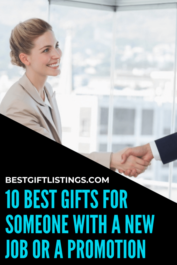 New jobs or promotions mark a new exciting chapter of life. So, here are 10 Wonderful Gifts for Friends who just got a New Job or Promotion! #newjobgifts #giftsforsomeonewithapromotion #bgl #bestgiftlistings #giftideas #newjobgiftideas #giftguide #newjobandpromotiongifts #gifts